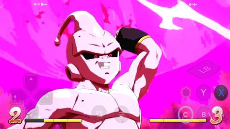 Dragon Ball FighterZ Mugen Kid Buu Gameplay Exagear Android YouTube