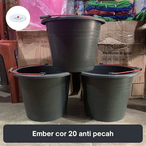 Ember Cor Hitam Ember Timba Ember Anti Pecah Lazada Indonesia