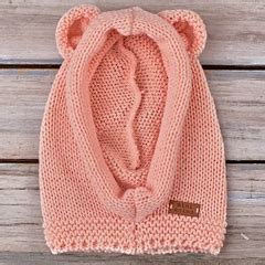 GORRO OSITO TEJIDO SALMON BABYCATALINACANNING