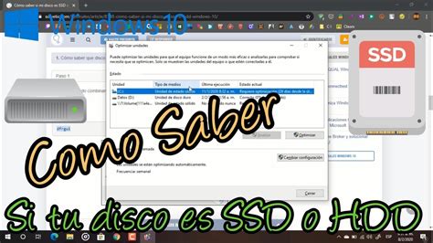 Como Saber Si Tu Disco Es SSD O HDD En Windows 10 YouTube