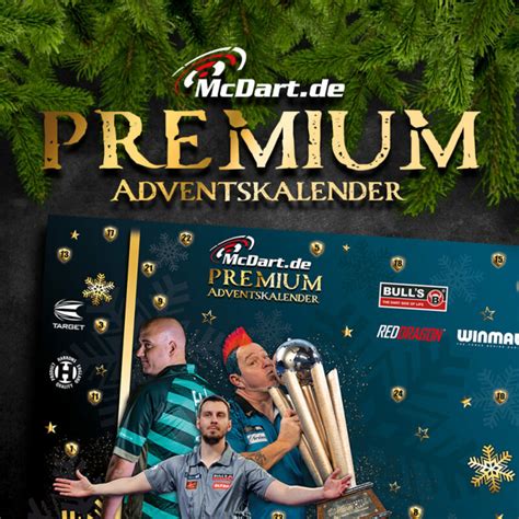 Mcdart Darts Adventskalender Premium Mit Steeldart Highlight