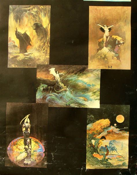 Original Vintage Frank Frazetta Fairfax Poster Collection Your Choice