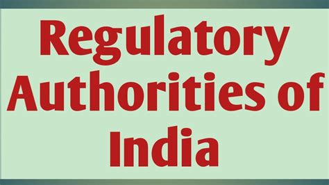 Regulatory Authorities Of Indiapharmaceutical Regulatory Science