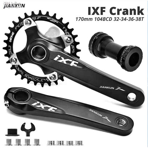 Ixf Bcd T T Mountain Bike Mm Crankset Aluminum Alloy Mtb