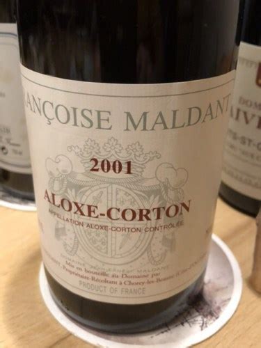 Domaine Francoise Maldant Aloxe Corton Vivino Australia