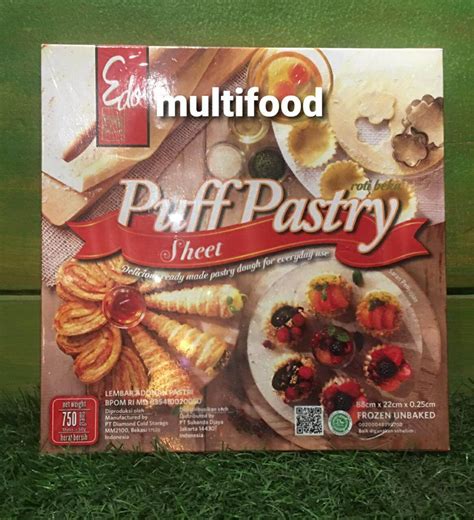 Puff Pastry Sheet Edo Murah Kulit Pastry Halal Kulit Zuppa Lazada