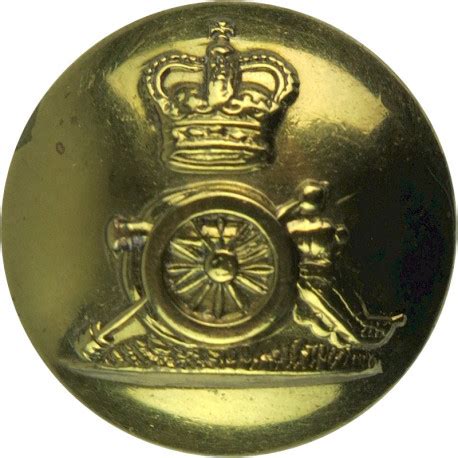 Royal Artillery Military Uniform Button