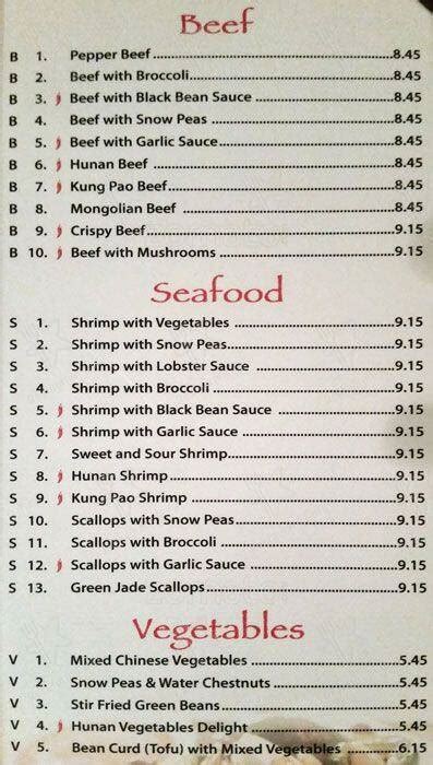 Menu At Lin S Garden Chinese Restaurant Fort Smith Rogers Ave