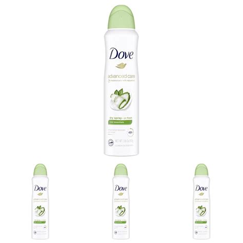 Dove Advanced Care Dry Spray Antiperspirant Deodorant For Women Cool Essentials 48