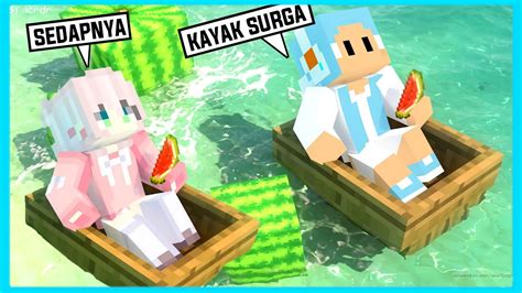 Kita Buat Kolam Terbesar Di Minecraft Ft Shasyaalala YouTube