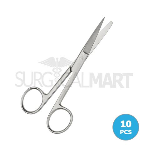 10 Operating Scissors Sharp Blunt 5 5 Straight Surgical Mart