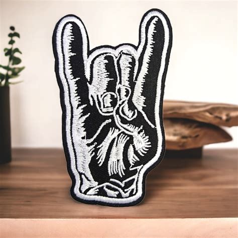 Patche Patch Cusson Rock N Roll Rocker Thermocollant Patch