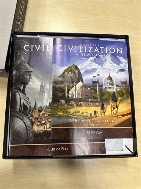 Civilization A New Dawn Board Game W Terra Incognita Expansion