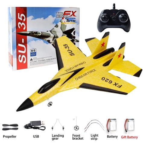 Rc Foam Aircraft Su 35 Plane 2 4g Radio Control Glider Remote Control