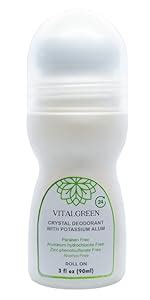 Amazon Vital Green Crystal Potassium Alum Deodorant Unscented