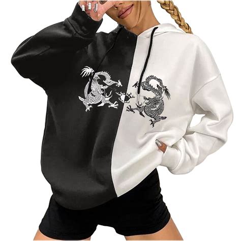 Oversized Hoodies For Teen Girls Trendy Cartoon Graphic Sweatshirts