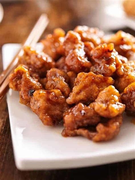 Air Fryer Copycat Panda Express Orange Chicken Fork To Spoon