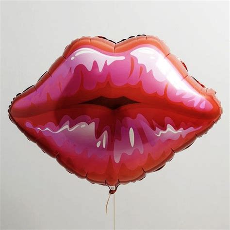 7575cm Lip Helium Balloons Love Globos Rose Red Lip Balloon For