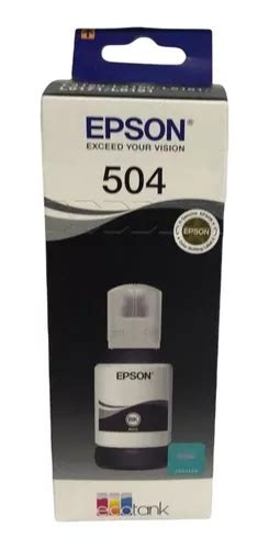 Botella De Tinta Epson 504 T504 Black Nuevo Y Facturado