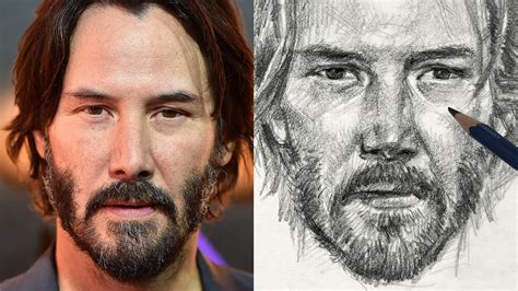 Drawing Keanu Reeves Youtube