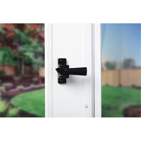 Wright Products Black Lockable Screenstorm Door Replacement Handleset