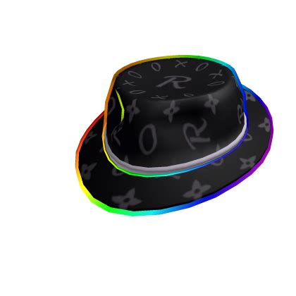 Rainbow Cartoony Luxury Fedora Roblox Item Rolimon S