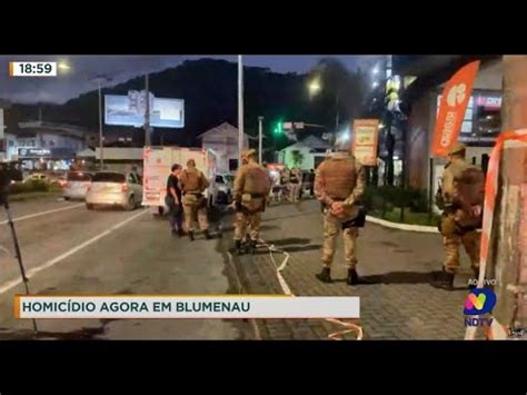 Homicídio em Blumenau homem morre após ser esfaqueado YouTube