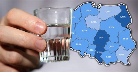 Alkoholowa mapa Polski Ujawnili zaskakujące dane