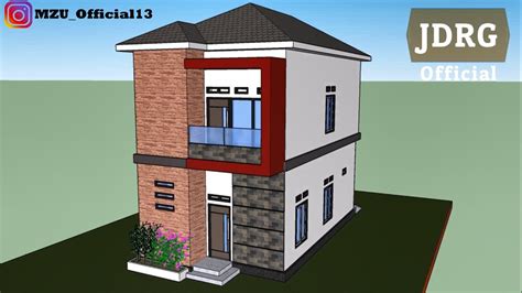 Desain Rumah Minimalis 5x10 Meter 2 Lantai Youtube