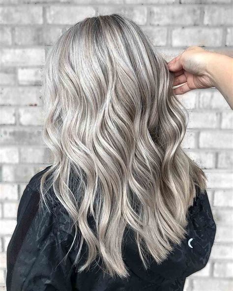 Platinum Blonde With Brown Highlights