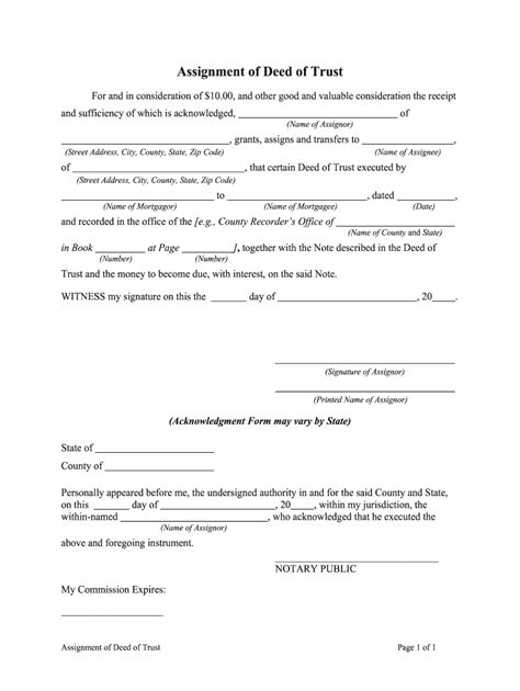 Assignment Deed Form Fill Online Printable Fillable Blank Pdffiller