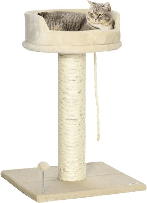 PawHut Kratzbaum Klein 85 Cm Katzenbaum Katzenkratzbaum Mit