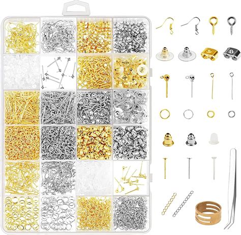 Earring Making Supplies Kit Jewelry Diy Making Set Anbane Jump Ring