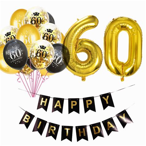 50th 60th 70th Happy Anniversary Party Decoration Backdrop Black Gold