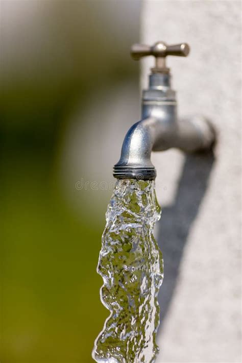 Water Flowing From Faucet Stock Image Image Of Freshness 40582877