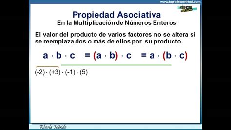 Propiedad Asociativa Ejemplo