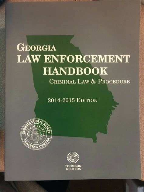 Georgia Law Enforcement Handbook 2014 2015 New For Sale Online EBay