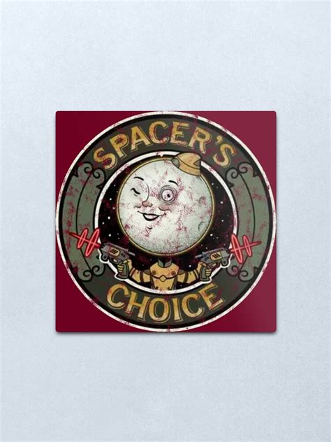 The Outer Worlds Spacers Choice Emblem Metal Print By Brotherofperl