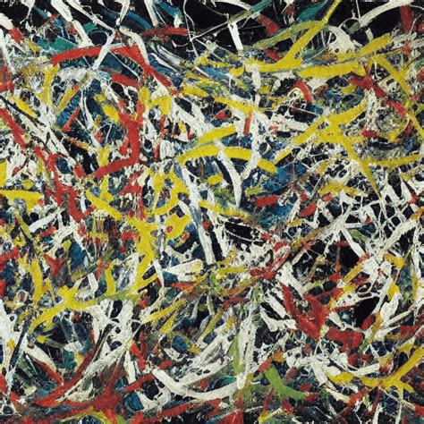 A Jackson Pollock Painting · Creative Fabrica