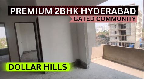 Spacious 2bhk Flats For Sale In Dollar Hills Hyderabad📞8100293325 Gated