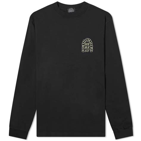 Heresy Long Sleeve Medusa T Shirt Black End