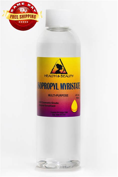 Oz Isopropyl Myristate Ipm Natural Surfactant Usp Grade Etsy