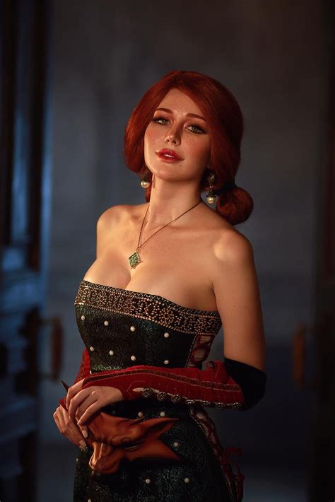 Self Triss Merigold Masquerade Dress From The Witcher 3 Wild Hunt By Vicktorie R