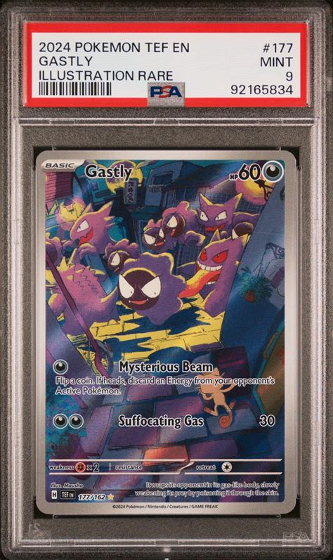 Pokemon Tef En Temporal Forces Gastly Psa Gamestop