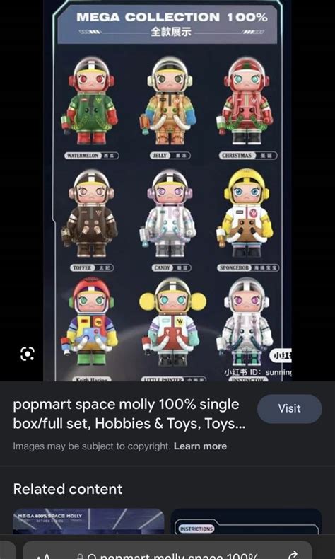 WTS Popmart Space Molly 100 Hobbies Toys Toys Games On Carousell