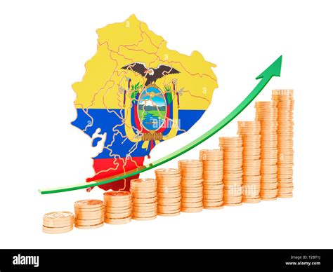 El Crecimiento Econ Mico En Ecuador Concepto D Rendering Aislado