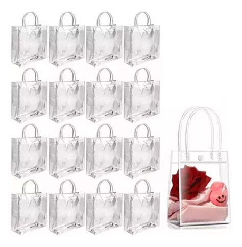 Bolsa Regalo Con Asa Transparentes Boda Bautizo Recuerdos Mercadolibre