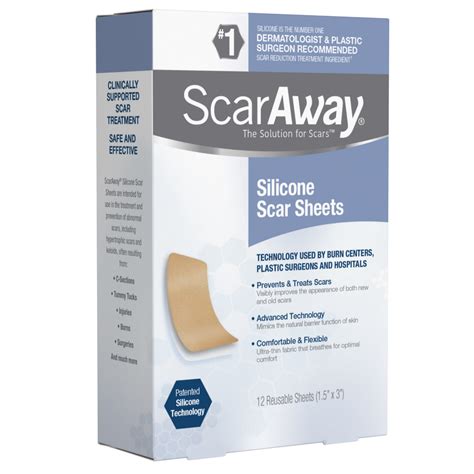 Scaraway Professional Grade Silicone Scar Treatment Sheets Full Dr