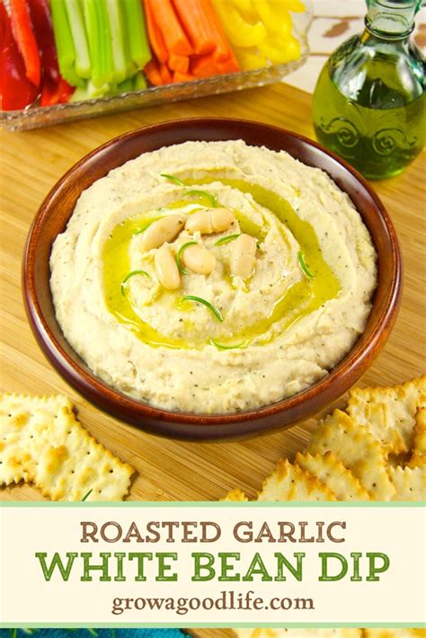 Roasted Garlic White Bean Dip Artofit