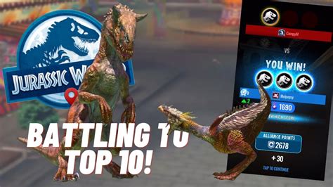 How To Be Pro In Unique Tourney Battles Ft Indotaurus Phorurex More Jurassic World Alive